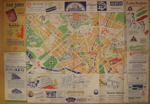 Berlin-Wedding: 700 Jahre Wedding - Ein heimatlicher Stadtplan. 