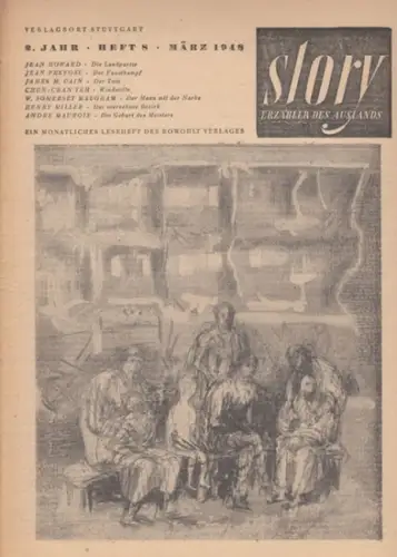 Story.   Herausgeber: Heinz Maria Ledig.   Jean Howard, Jean Prevosi, James M. Cain, Chun Chan Yeh, W. Somerset Maugham, Henry Miller, Andre.. 