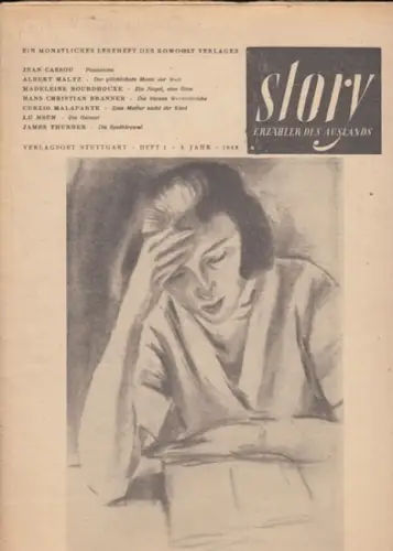 Story.   Herausgeber: Heinz Maria Ledig.   Jean Cassou, Albert Maltz, Madeleine Bourdhouxe, Hans Christian Branner, Curzio Malaparte, Lu Hsun, James Thurber, Henri.. 