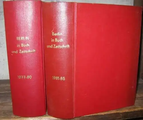 Berlin Bibliographie.   bearbeitet von Helga Altmann, Peter Rohrlach u. a: Berlin   Hauptstatdt der DDR   in Buch und Zeitschrift. 2.. 