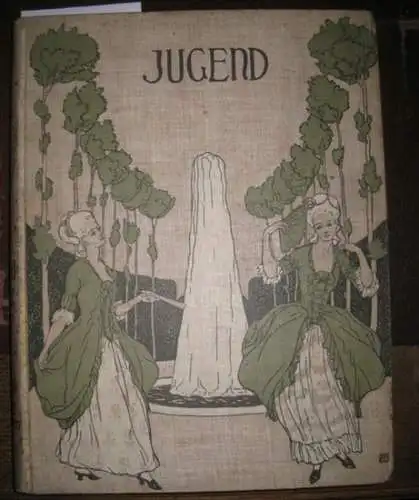 Jugend.  Georg Hirth (Hrsg.)   Fritz von Ostini, S. Sinzheimer u.a. (Red.): Jugend. 8. Jahrgang 1903, Band I   Nr. 1.. 