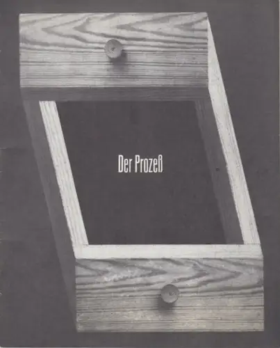 Neue Filmkunst Walter Kirchner (Herausgeber). - Orson Welles. - Text: Werner Hees: Orson Welles: Der Prozeß (Dtl/Frk/Ita 1962). - ( = Die Kleine Filmkunstreihe, Heft 61 ). 