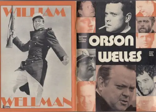NFT National Film Theatre London. - Orson Welles, William Wellman, David Wolper, Raymond Chandler and others: National Film Theatre London. June/July 1972. - From the contents: the cinema of Orson Welles / french independent cinema / William Wellman / Re-