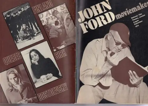 NFT National Film Theatre London: National Film Theatre London. August/September 1972. - From the contents: John Forf, movie maker, part 1 / Dostoevsky on film / International children's Film festival / Graham Greene and the cinema / Re-View / Douglas Sir