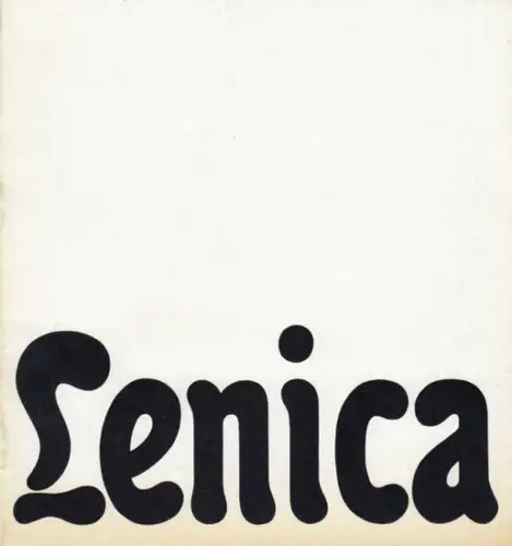 Jan Lenica - Plakate und Filmcollagen, Filmretrospektive: Museum Villa Stuck, München1968. - Katalog zur Ausstellung