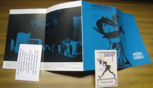 Staatsoper Berlin: Programmheft zu: Ballettabend Deutsche Staatsoper Berlin 1973: Uraufführung David und Goliath (Tilo Medek, Choreographie: Dietmar Seyffert) / Gesang der Nachtigall (Igor Strawinsky, Choreographie.. 