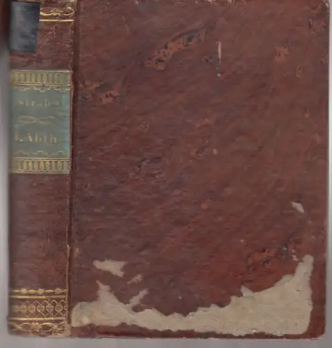 Strabo. - Übersetzung: Karl Kärcher: Strabo's Geographie. 1.-6. Buch in einem Band, 1. Abtheilung. 