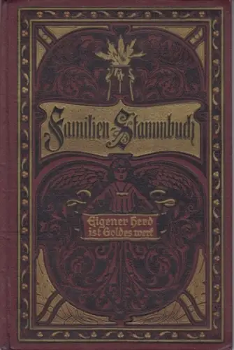 Familien Stammbuch.   Louis Gläser / Dora Ida Neuss u. a.   Göttingen, Stammbuch der Familie Louis Gläser.   aus dem Inhalt:.. 