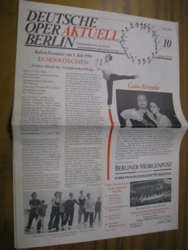 Deutsche Oper Berlin Aktuell. Juni/Juli 1993, Nummer 10 der Spielzeit 1992/93