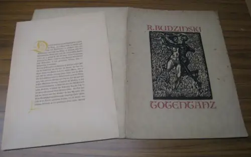 Budzinski, R(obert), 1874-1955. - Vorrede: Max Barthel: Totentanz. 