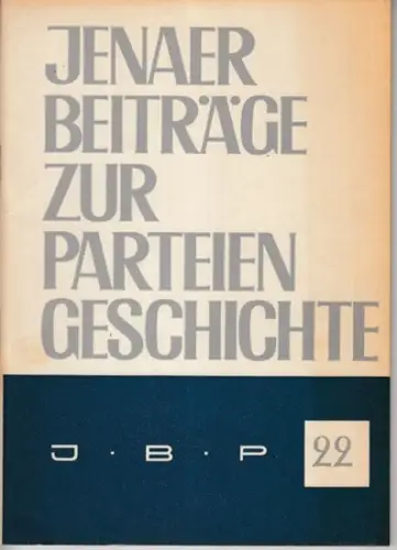 Historisches Institut der Friedrich Schiller Universität Jena / Fricke, Dieter (Hrsg.)   Meier, Peter (Red.)   Fricke, Dieter / Weißbecker, Manfred / Hoeft.. 