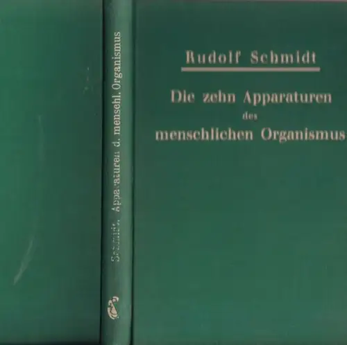 Schmidt, Rudolf: Die zehn Apparaturen des menschlichen Organismus. Pathogenese, Diagnose und Therapie innerer Krankheiten. 