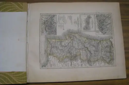 Meyers Zeitungsatlas.   Joseph Meyer (hrsg.).   gestochen von Renner, Radefeld, Arrowsmit & Carey, Rohde u. a: Meyer's Zeitungs Atlas [für Krieg und.. 