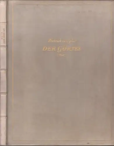 Glaz, Dietrich von / Rudolf Grossmann (Illu.): Der Gürtel. Vorzugsausgabe! Dritter Phantasusdruck. Mit handkolorierten Steinzeichnungen von Rudolf Grossmann. 