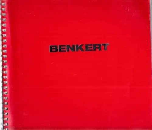 Benkert GmbH, Königsberg (Hrsg.): Benkert Freiraummöblierung. Katalog mit schwarz-weißen Abbildungen. 