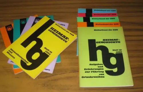 Heimatgeschichte.  Zentraler Fachausschuss Heimatgeschichte / Ortschronik der Gesellschaft für Heimatgeschichte im Kulturbund der DDR (Hrsg.)   Siegfried Wietstruk, Hans Maur u.a: Heimatgeschichte. 10.. 