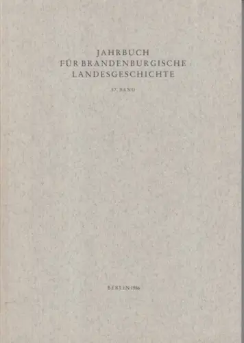 Jahrbuch für Brandenburgische Landesgeschichte.   herausgegeben von Eckart Henning und Werner Vogel.   mit Beiträgen von R. Lehmann, W. H. Fritze, G. Küchler.. 
