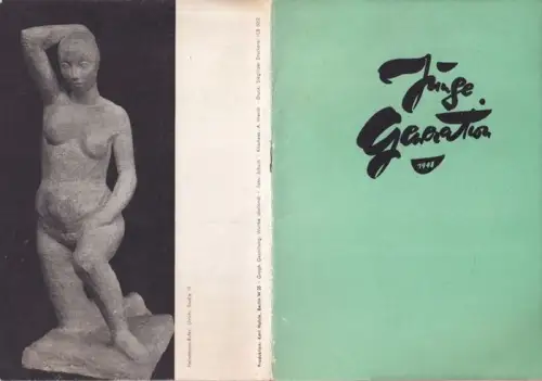 Magistrat von Groß-Berlin - Amt Bildende Kunst - Adolf Jannasch, Albert Klatt (Leitung): Ausstellung ' Junge Generation ' 1948 - Werke des Nachwuchses. 