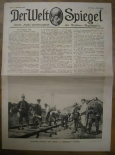 WeltSpiegel, Der. - Bauer, Max (Red.): Der Welt Spiegel. Jahrgang 1914, 6. September, Nr. 72. Illustrierte Halb-Wochenschrift des Berliner Tageblatts. 