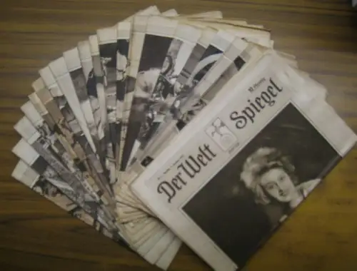 WeltSpiegel, Der. - Schneider, Otto (Red.): Der Welt Spiegel. Konvolut mit 21 Heften des Jahrgangs 1927. Illustrierte Wochenschrift des Berliner Tageblatts. Mit den Nummern 1 - 15, 18, 20, 25, 27, 34, 52 zwischen 02.02.1927 und 25.12.1927. 