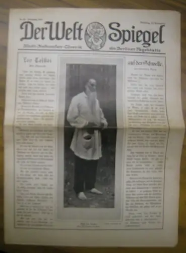 WeltSpiegel, Der. - Bauer, Max (Red.): Der Welt Spiegel. Jahrgang 1910, 27. November, Nr. 95. Illustrierte Halbwochen-Chronik des Berliner Tageblatts. 