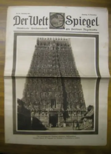WeltSpiegel, Der. - Bauer, Max (Red.): Der Welt Spiegel. Jahrgang 1925, 29. November, Nr. 48. Illustrierte Wochenschrift des Berliner Tageblatts. 