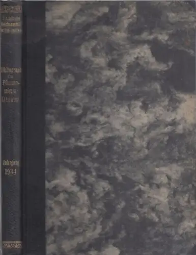 Pflanzenschutz. - Morstatt, H. (Bearb.) - Biologische Reichsanstalt für Land- und Forstwirtschaft in Berlin-Dahlem (Hrsg.): Bibliographie der Pflanzenschutzliteratur. Das Jahr 1934. 