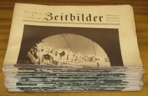 Zeit-Bilder Voss. - Meyer, Wilhelm (Red.): Zeitbilder. Der komplette Jahrgang 1927 mit den Nummern 1 - 52, 2. Januar - 25. Dezember. Beilage zur Vossischen Zeitung. 