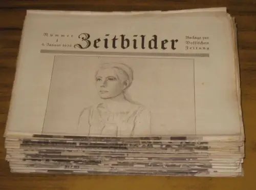 Zeit-Bilder Voss. - Meyer, Wilhelm (Red.): Zeitbilder. Der komplette Jahrgang 1926 mit den Nummern 1 - 52, 3. Januar - 26. Dezember. Beilage zur Vossischen Zeitung. 