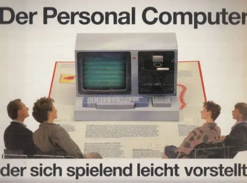 Nixdorf Computer AG (Hrsg.)  - Sharon Gallagher (Text): Der Personal Computer, der sich spielend leicht vorstellt. (Pop-up Buch). 