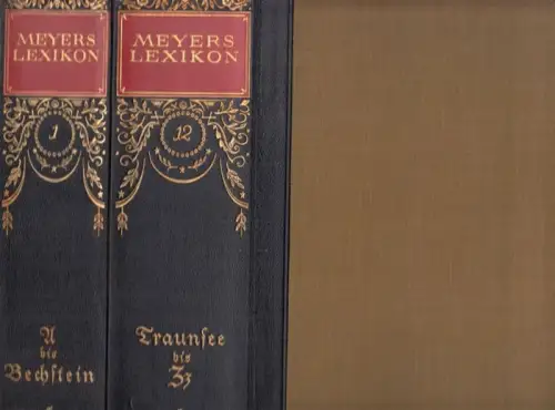 Meyers Lexikon / Bibliographisches Institut, Leipzig (Hrsg.): Meyers Lexikon - Werbeband / Musterband / Beispielband zur siebenten Auflage 1930 ( in 12 Bänden ). 