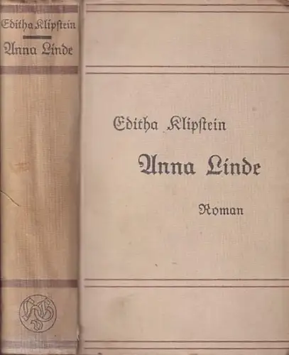 Klipstein, Editha: Anna Linde. Roman. 