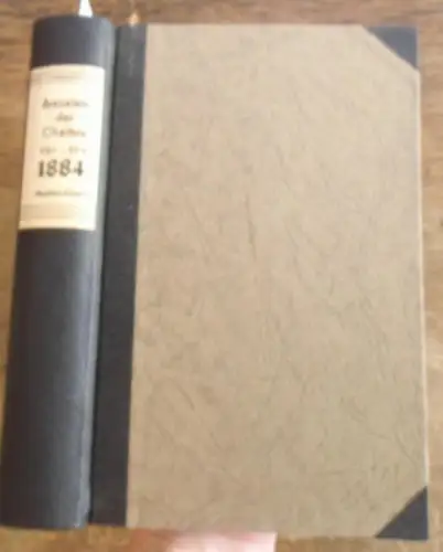 Annalen der Chemie   Hermann Kopp,  A.W. Hofmann, A. Kekule, E. Erlenmeyer, Jacob Volhard  (Hrsg.) / Theodor Salzer, K.Kraut und York Schwartz.. 