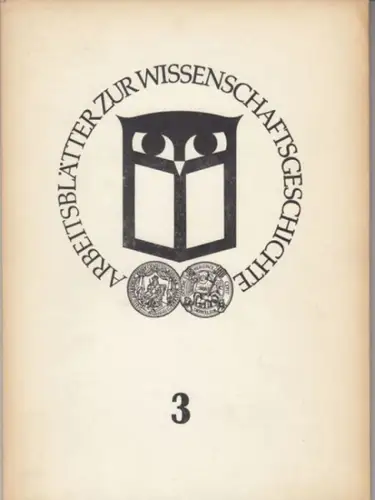 Mocek, Reinhard (Herausgeber). - wissenschaftliche Redaktion: Rüdiger Schwaiberger: Wissenschaftliches Erbe im kulturellen Leben der sozialistischen Gesellschaft der DDR ( = Arbeitsblätter zur Wissenschaftsgeschichte, 3 ). 