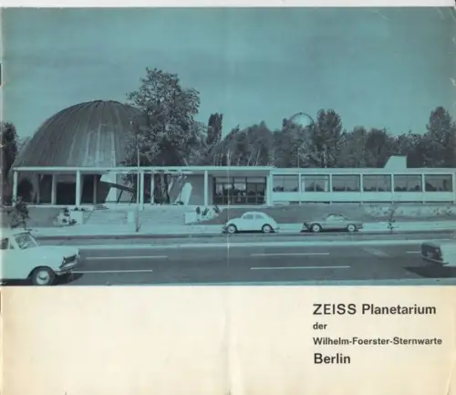 Zeiss Planetarium der Wilhelm-Foerster-Sternwarte Berlin: Zeiss Planetarium der Wilhelm-Foerster-Sternwarte Berlin. 