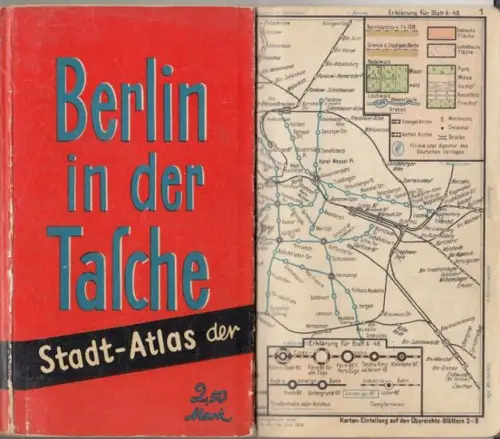 Berlin in der Tasche. - BerlIner Morgenpost: Berlin in der Tasche. Stadt-Atlas der Berliner Morgenpost. 