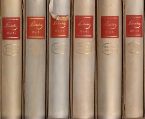 Pestalozzi, Heinrich   Paul Baumgartner (Hrsg.): Heinrich Pestalozzi   Bände 1   6 (von 8) Bänden der Werkausgabe. Es liegen vor: Schriften.. 