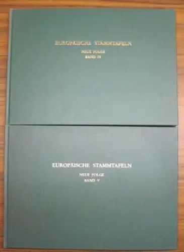 Schwennicke, Detlev (Hrsg.): Standesherrliche Häuser. Bände I und II komplett. (= Europäische Stammtafeln. Neue Folge: Bände IV und V). 