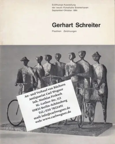Schreiter, Gerhart. - Fotos: Lothar Klimek: Gerhart Schreiter. Plastiken - Zeichnungen. Eröffnungs-Ausstellung der neuen Kunsthalle Bremerhaven, September-Oktober 1964. 