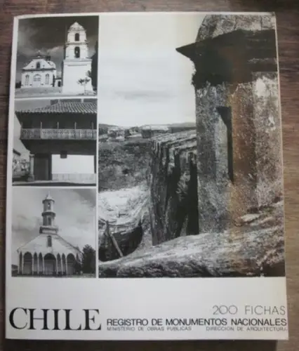 Chile.- Ministerio de Obras Publicas - Direccion de Arquitectura Oficina de Monumentos Nacionales - Edwin Weil Wohlke (Director): ( Chile ) - Registro de Monumentos Nacionales : 200 Fichas. 