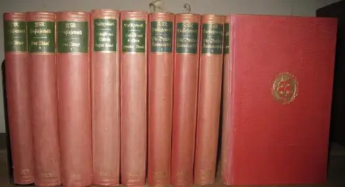 Dostojewski, F.M.   H. Röhl, Karl Nötzel (Übers.): Konvolut, bestehend aus 9 Bänden, enthalten sind: Der Idiot   komplett in 3 Bänden /.. 