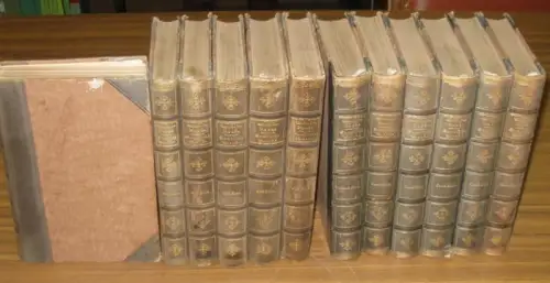 Raabe, Wilhelm: Serie I und II (von III) der Ausgabe Sämtliche Werke. 2 Serien zu je 6 Bänden.   Inhalt: 1. Serie, Band 1:.. 