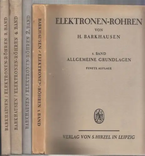 Barkhausen, H. ( Heinrich ): Lehrbuch der Elektronen-Röhren. Bände 1-4 : 1) Allgemeine Grundlagen / 2) Verstärker / 3. Band: Rückkopplung / 4. Band: Gleichrichter und Empfänger. 