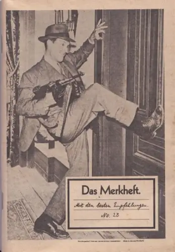 Zweitausendeins Versand (Hrsg.) .- Lutz Reinecke, ' Frau Susemihl ' u.a: Das Merkheft. Nummer 23. ' Mit den besten Empfehlungen '. 