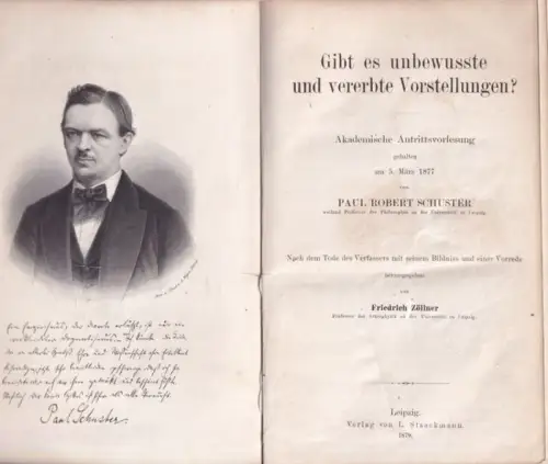 Schuster, Paul Robert: Gibt es unbewusste und vererbte Vorstellungen?. 