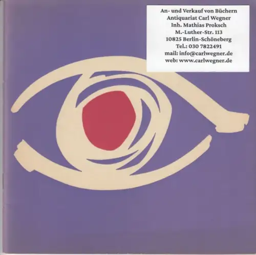 Wolfsburg.   Kataloggestaltung: Peter Lufft.   Rainer Küchenmeister, Helga Pape, Helmut Rogge, Rolf Szymanski u. a: 2. Ausstellung   Junge Stadt sieht.. 