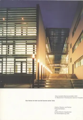 Heinle, Wischer und Partner   Freie Architekten / Heinle Wischer Gesellschaft für Generalplanung (Hrsg.): Das ganze ist mehr als die Summe seiner Teile..