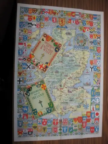 Bullock, L. G: Konvolut mit 3 Teilen/3 vols.: Historical map of Scotland / of Ireland / of England and Wales. 
