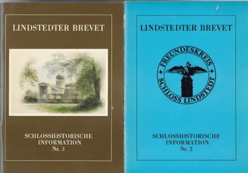 Schloss Lindstedt.   Herausgeber: Institut für Gerichtliche Medizin Potsdam, Ärztlicher Direktor Kurt Markert.   mit Texten von Ludwig Sternaux, Harri Günther, Dietmar Schröpfer.. 