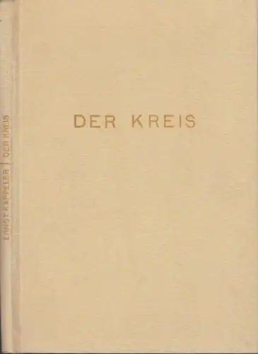 Kappeler, Ernst: Der Kreis. 